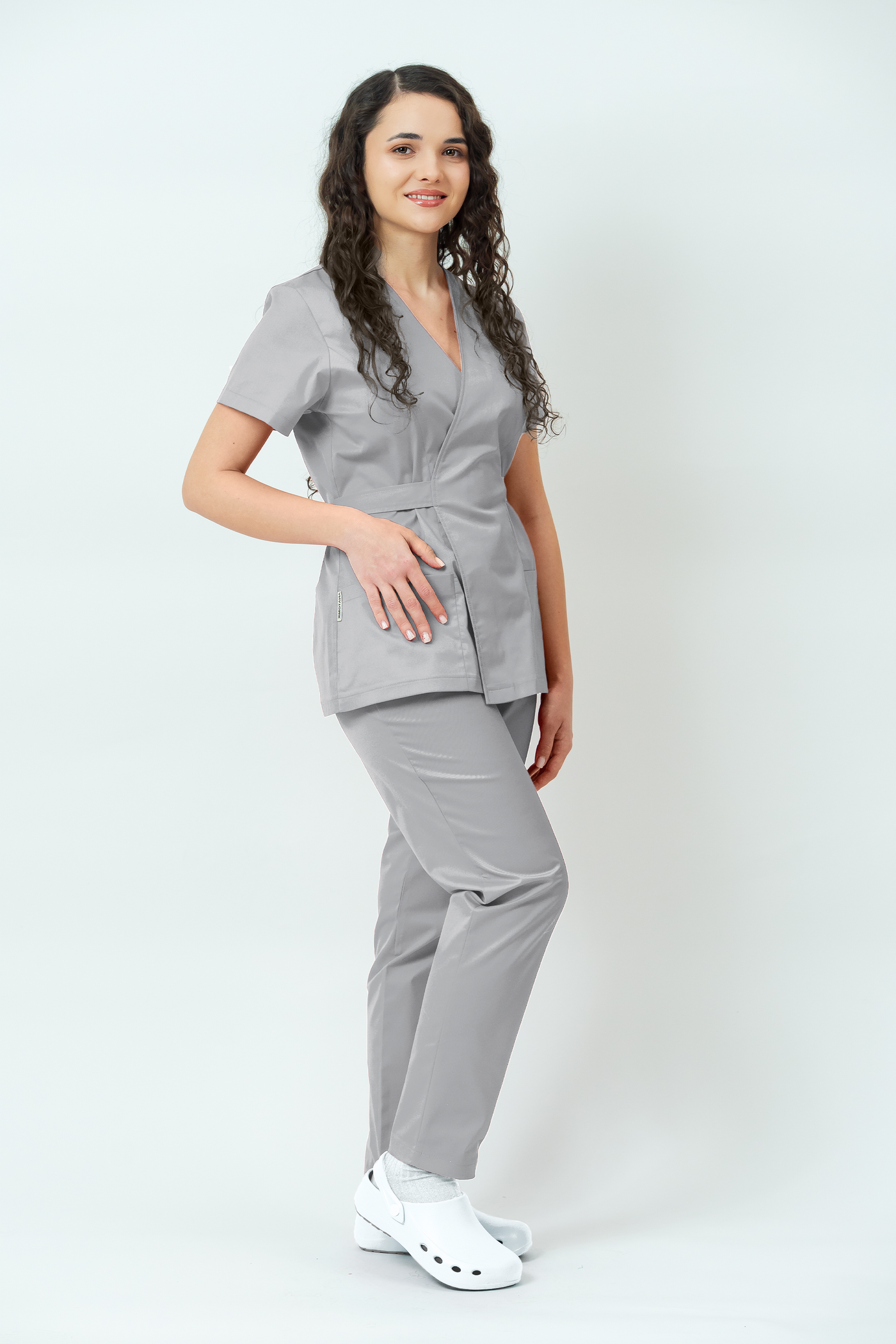 Costum medical Core Wrap Dama - Pale Grey