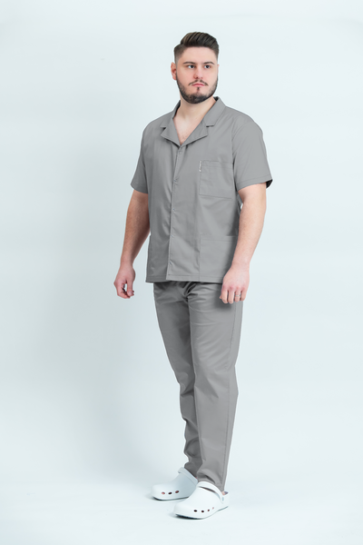 Costum medical Core Rever Barbat - Pale Grey