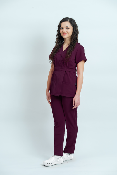 Costum medical Signature Wrap Dama - Purple