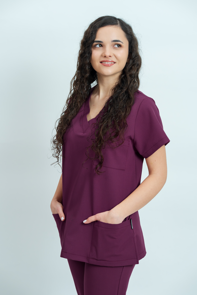 Bluză medicală Signature Utility Dama - Purple