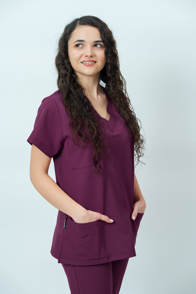 Costum medical Signature Utility Damă - Purple