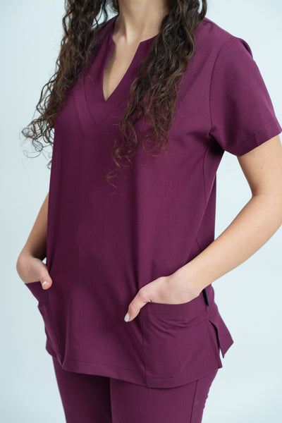 Costum medical Signature Minimal Dama - Purple