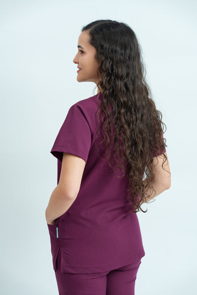 Costum medical Signature Minimal Dama - Purple