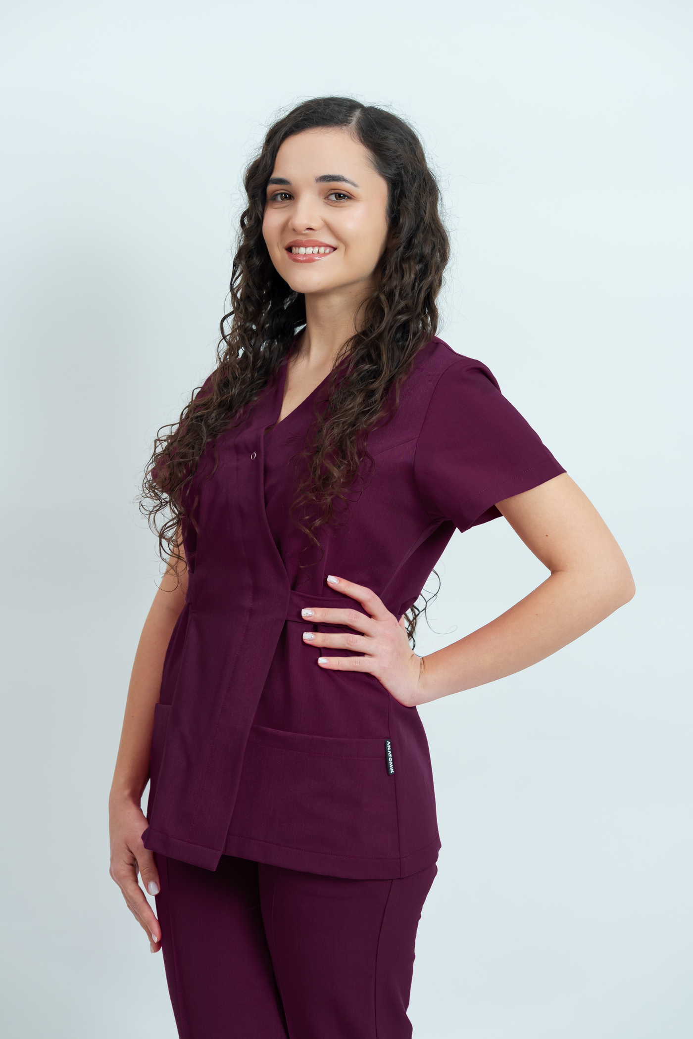 Costum medical Signature Wrap Dama - Purple