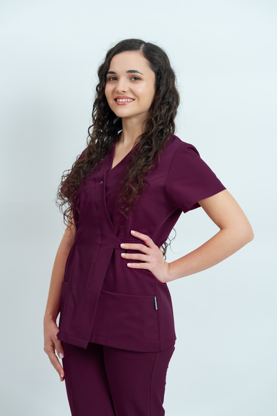 Costum medical Signature Wrap Dama - Purple