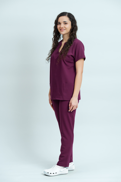 Costum medical Signature Minimal Dama - Purple