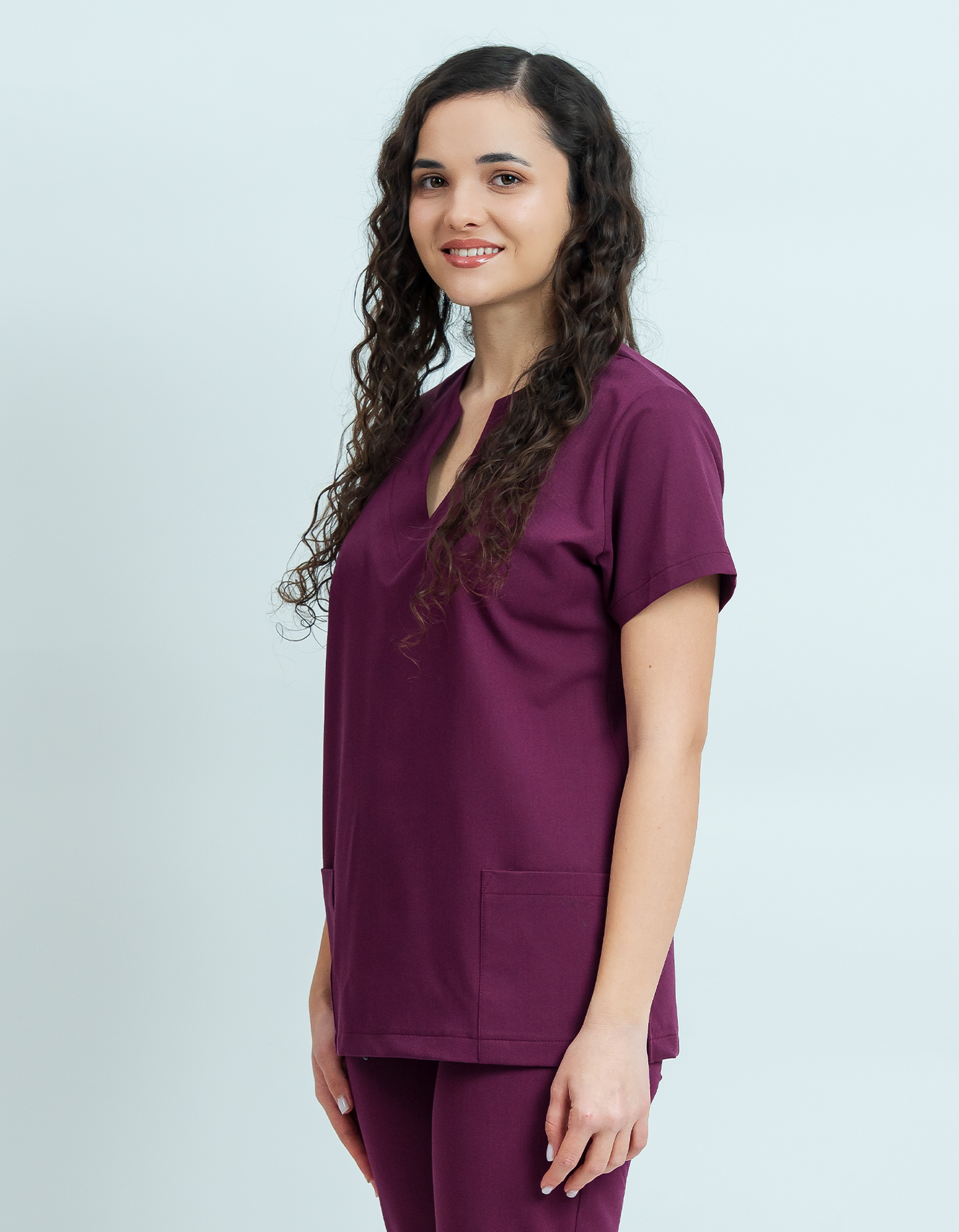 Bluză medicală Signature Minimal Dama - Purple