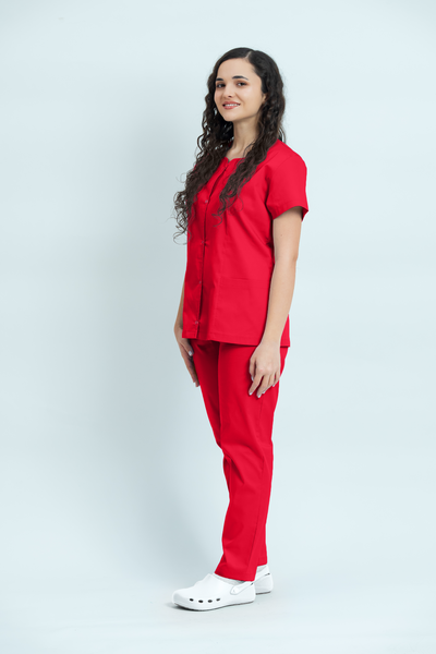 Costum medical Core Snap Dama - Red
