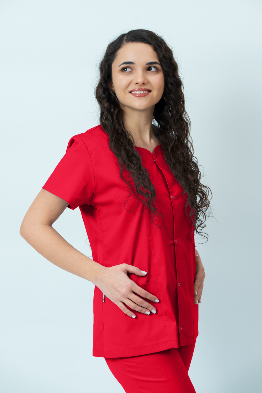 Costum medical Core Snap Dama - Red