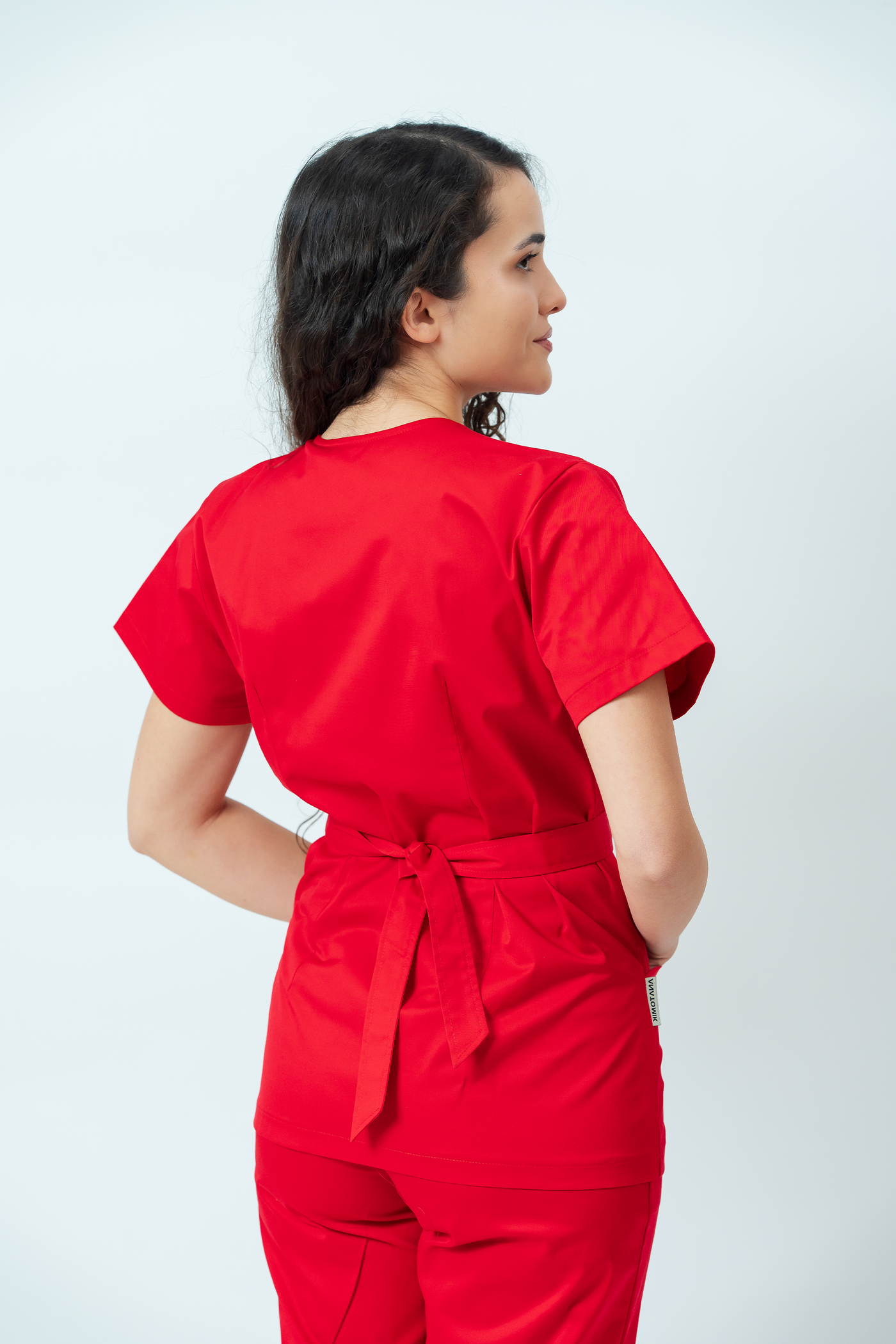 Costum medical Core Wrap Dama - Red