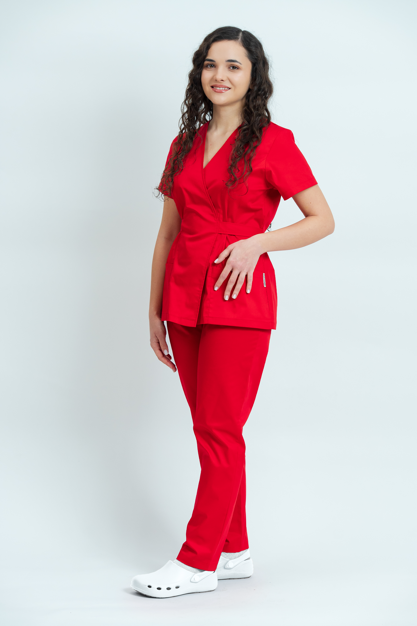 Costum medical Core Wrap Dama - Red