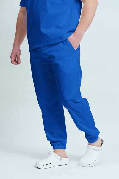 Pantaloni medicali Core Jogger Barbat - Royal Blue