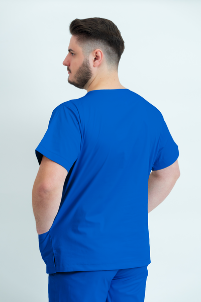 Bluză medicală Core Utility Barbat - Royal Blue