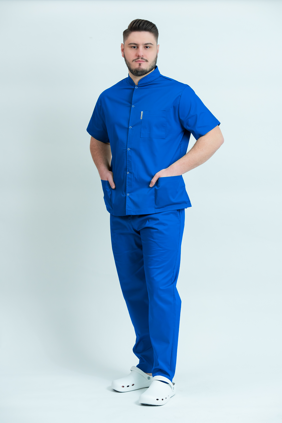 Costum medical Core Snap Barbat - Royal Blue