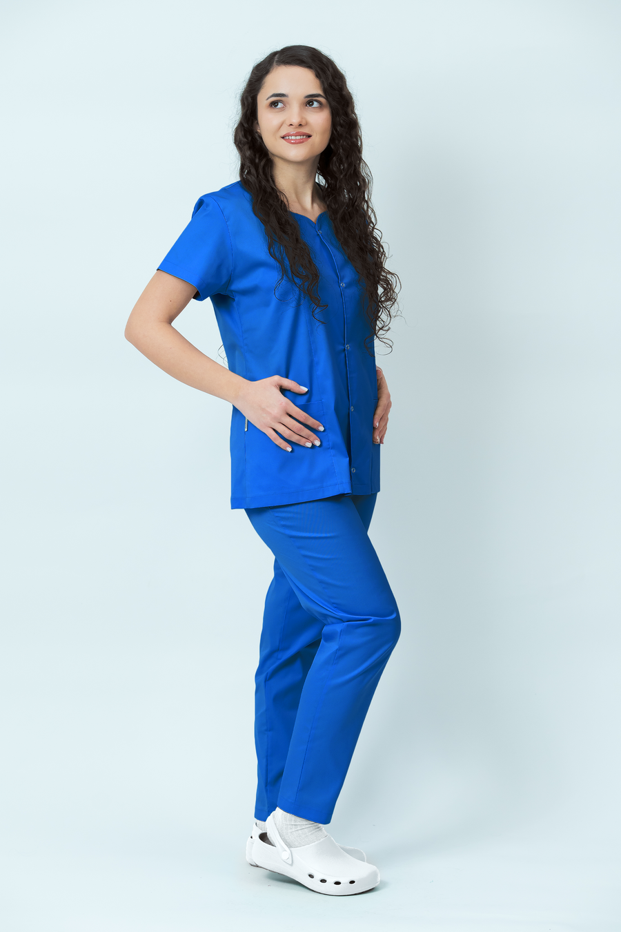 Costum medical Core Snap Dama - Royal Blue