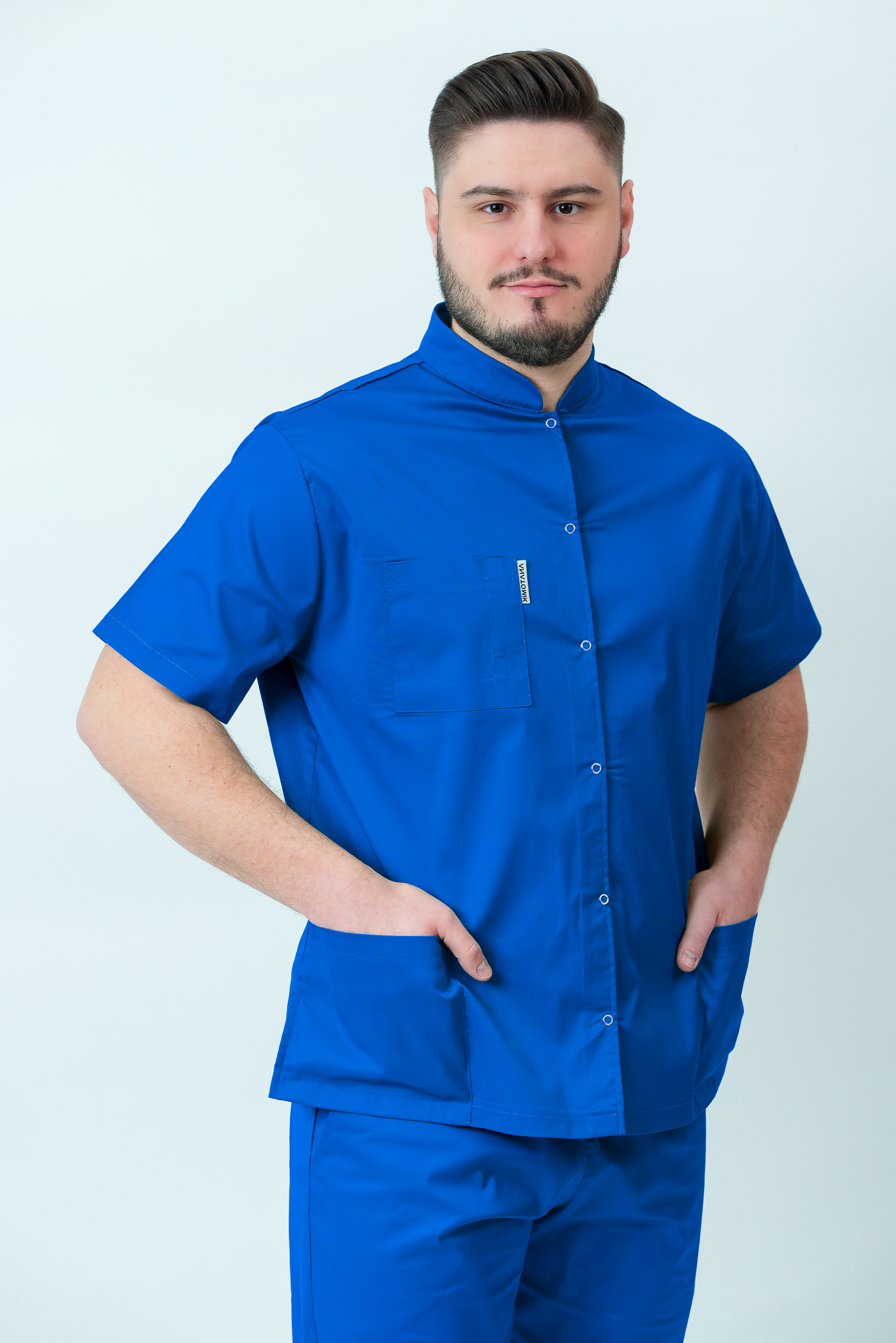 Costum medical Core Snap Barbat - Royal Blue