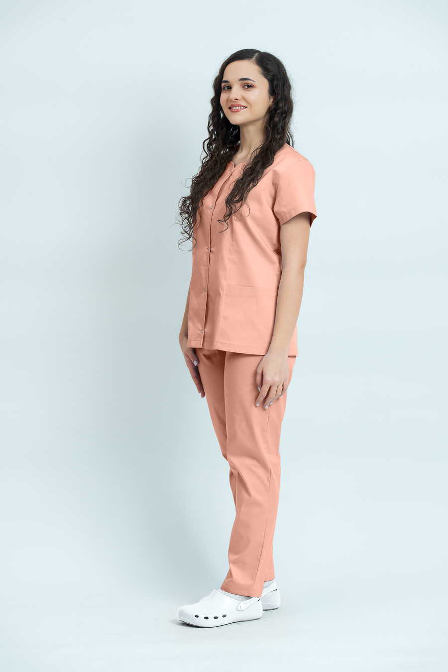 Costum medical Core Snap Dama - Salmon