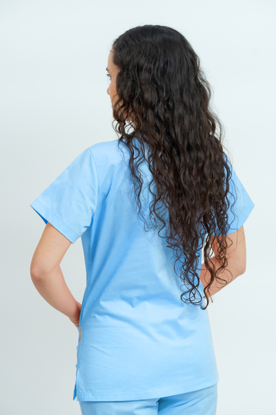 Costum medical Core Minimal Dama - Sky