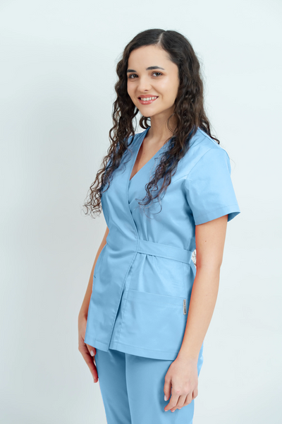 Costum medical Core Wrap Dama - Sky