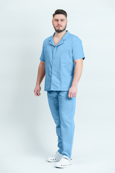 Costum medical Core Rever Barbat - Sky