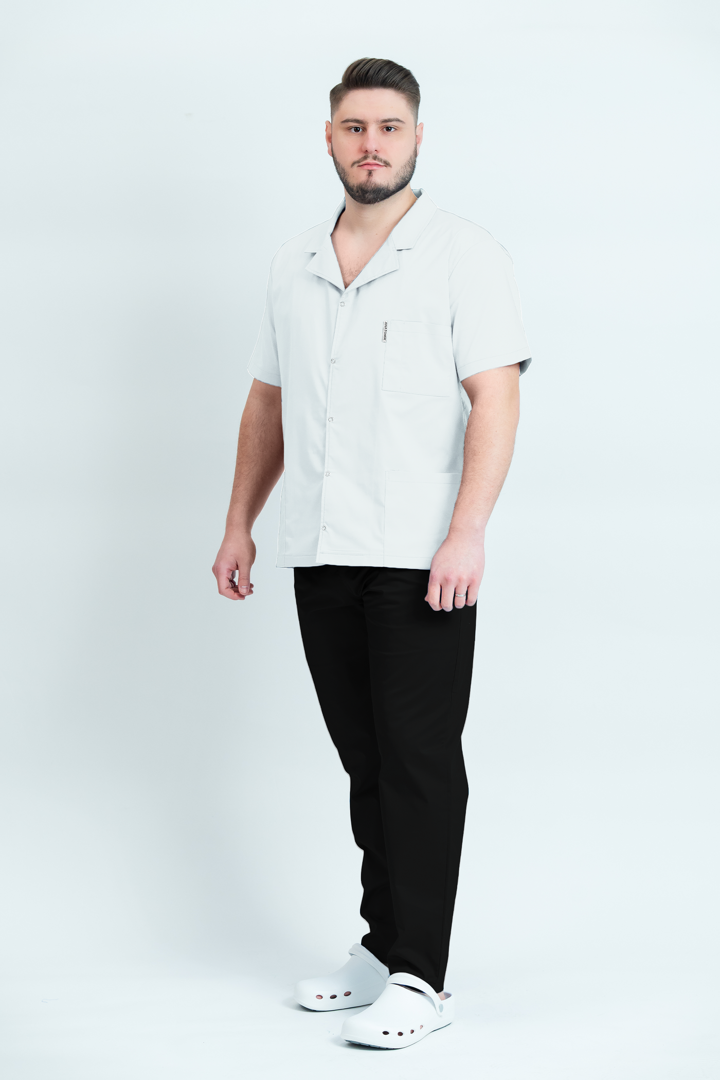 Costum medical Core Rever Barbat - White