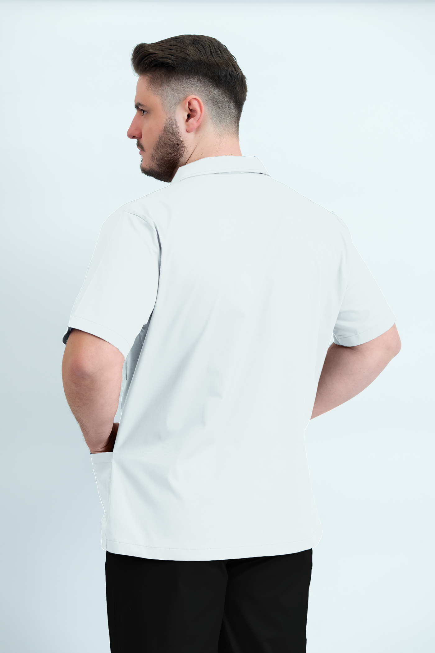 Costum medical Core Rever Barbat - White