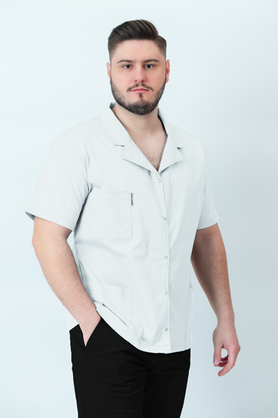 Bluză medicală Core Rever Barbat - White