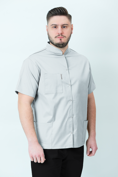 Bluză medicală Core Snap Barbat - White