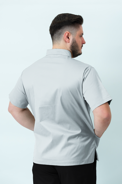 Bluză medicală Core Snap Barbat - White